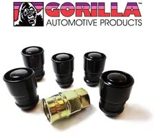 Guard Lock Set Acorn Bulge 3/4"&13/16" Dual Hex 14x1.5 Black Set of 5 image 2