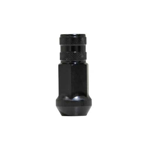 Forged Steel Racing Open End Lug Nut 1/2"-20 3/4" Hex Black Bulk