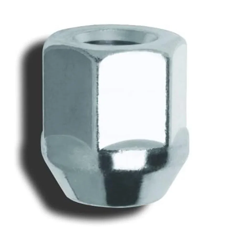 Acorn Bulge Open End Lug Nut 13/16" Hex 14mm x 1.50 Zinc Bulk