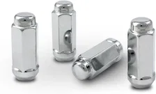Duplex Acorn XL 7/8" Hex 9/16"-18 Chrome Pack of 4 Lug Nuts image 2