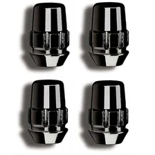 Original Gorilla Lock Set Acorn Bulge 13/16" Hex 12mm x 1.25 Black Set of 4 image 2