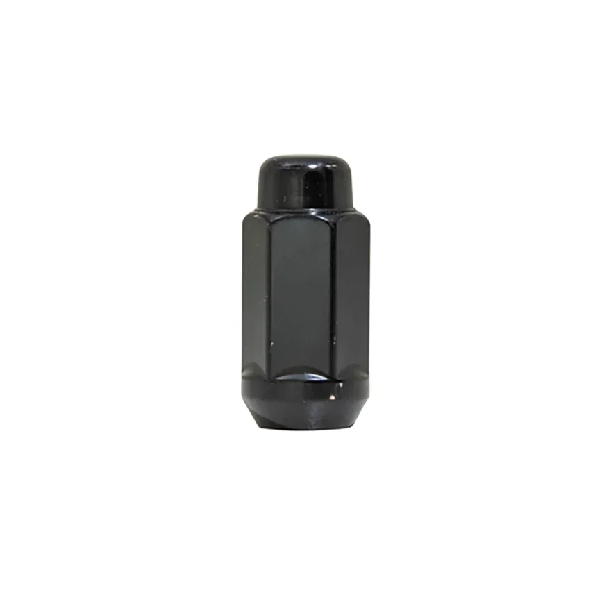 Acorn Bulge XL Lug Nut 13/16" Hex 14mm x 1.50 Black Bulk for GMC C1500