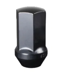 Factory Style Bulge Long Lug Nut 7/8" (22mm) Hex 14mm x 1.50 Black Bulk