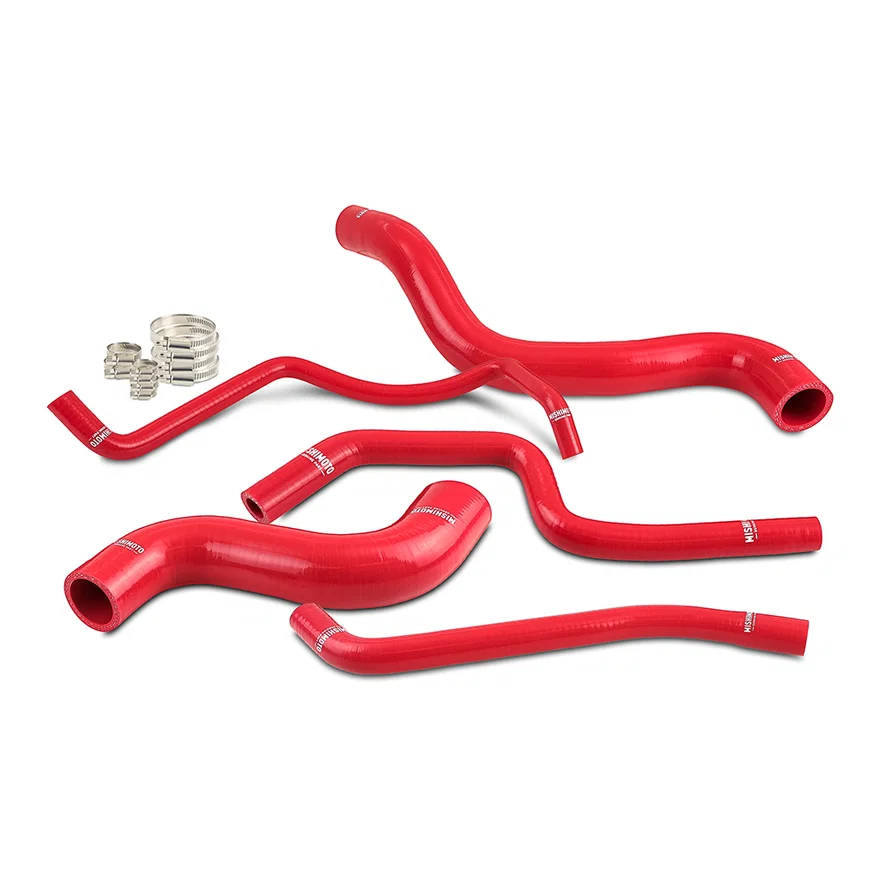 Silicone Radiator Hose Kit, Red, fits Toyota GR Corolla 2023+