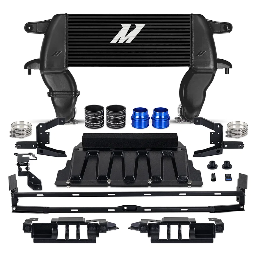 Front Intercooler, Black, High-Mount, fits Ford Bronco 2.3L/2.7L 2021+
