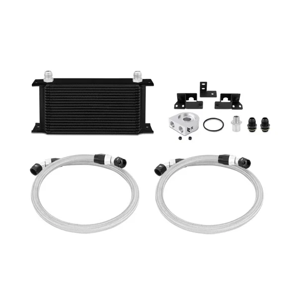 Oil Cooler Kit, Black, fits Jeep Wrangler JK 2007-2011