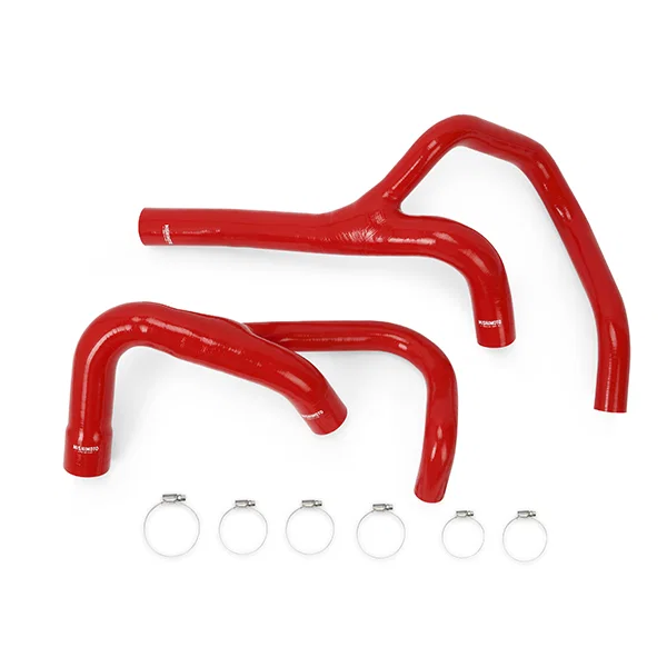 Silicone Hose Kit, Red, fits Dodge Ram 6.7L Cummins 2013-2014