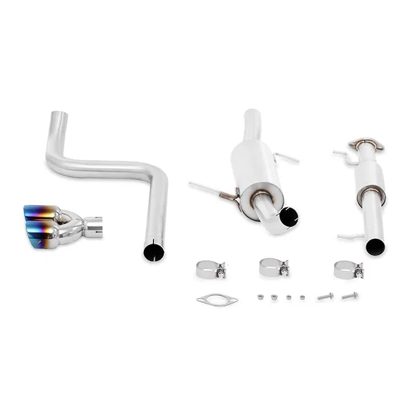 Cat-Back Exhaust, Burnt, Resonated, fits Ford Fiesta ST 2014-2019