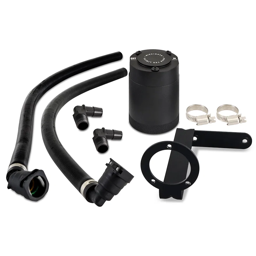 Baffled Oil Catch Can, PCV Side, fits Ford F150 2.7L/3.5L EcoBoost/5.0L 2011+