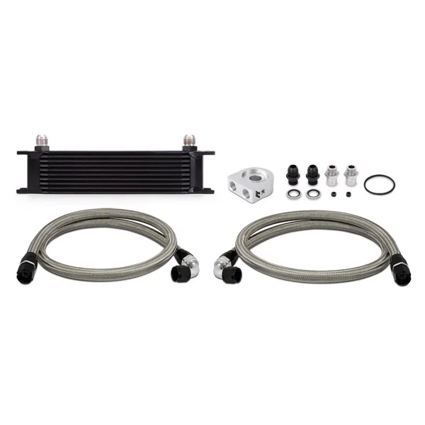 MMOC-UBK Universal Oil Cooler, 10-Row, Black, Kit
