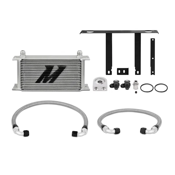 Oil Cooler Kit, Silver, fits Hyundai Genesis Coupe 2.0T 2010-2012