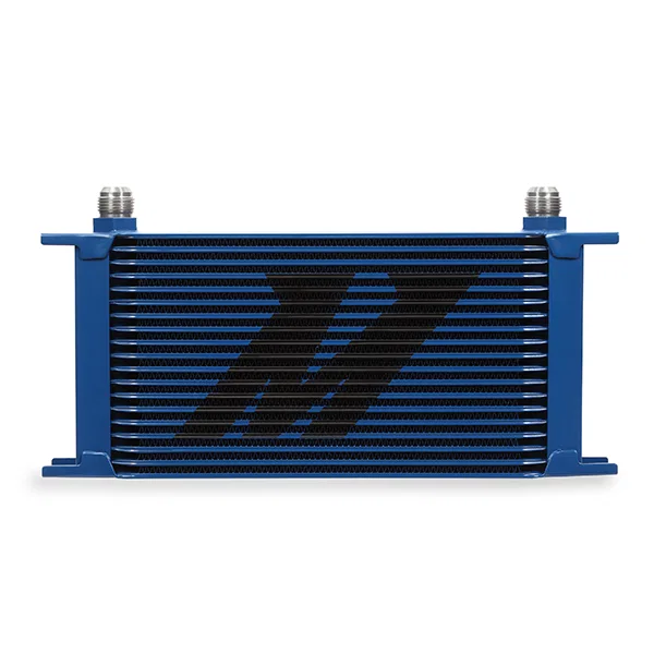 Universal Oil Cooler 19-Row, Blue