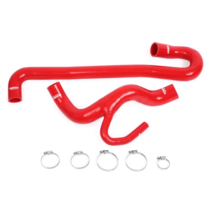 Silicone Radiator Hose Kit, Red, fits Jeep Grand Cherokee SRT8 6.4L V8 2012-2018