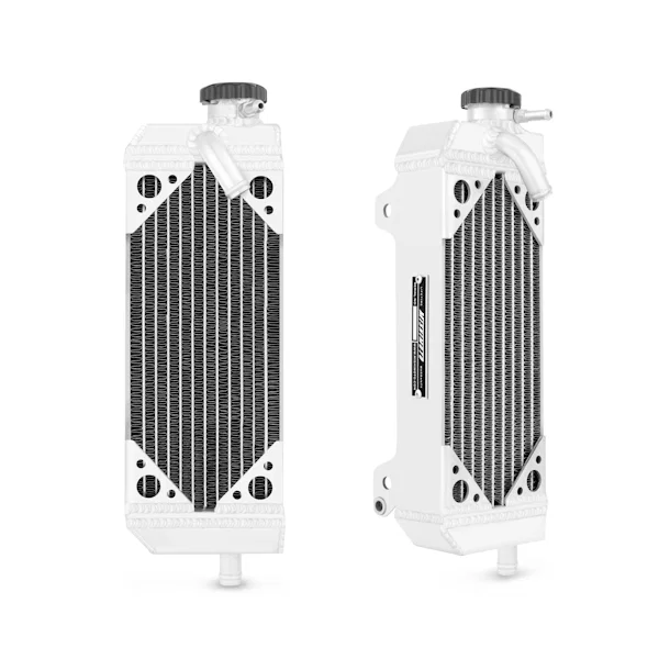 Left Aluminum Dirt Bike Radiator, Braced, fits Suzuki RM85 2002-2010