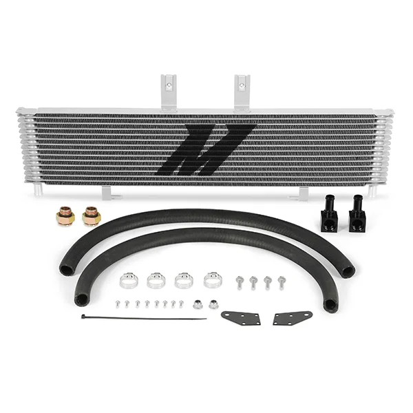 Transmission Cooler, Silver, fits Chevrolet/GMC 6.6L Duramax LB7 2001-2003