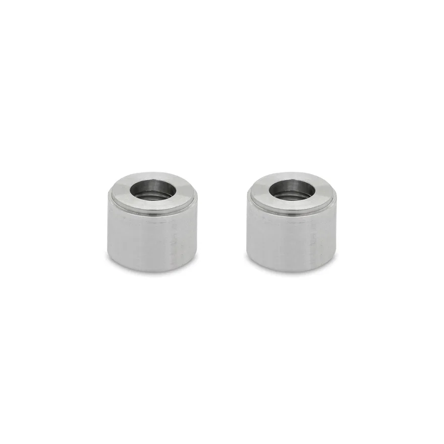 1/4in NPT Weld-on Bung, Aluminum, Pack of 2