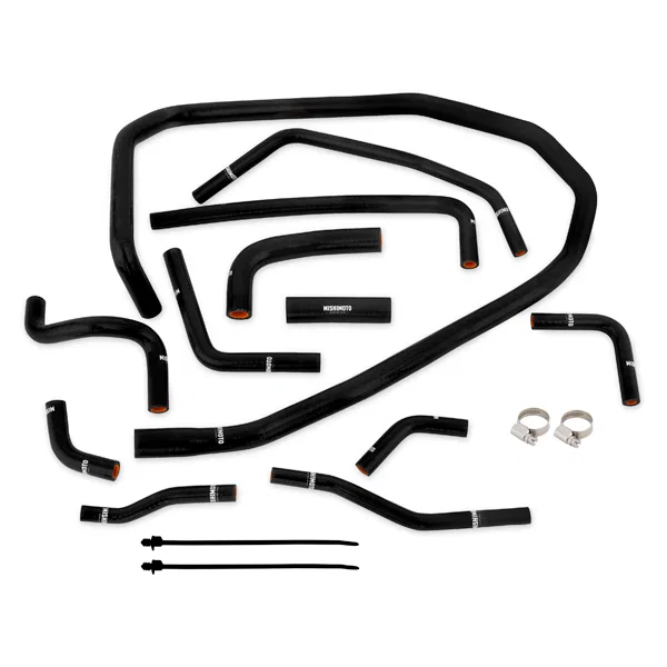 Silicone Ancillary Hose Kit, Black, fits Subaru WRX 2015-2021