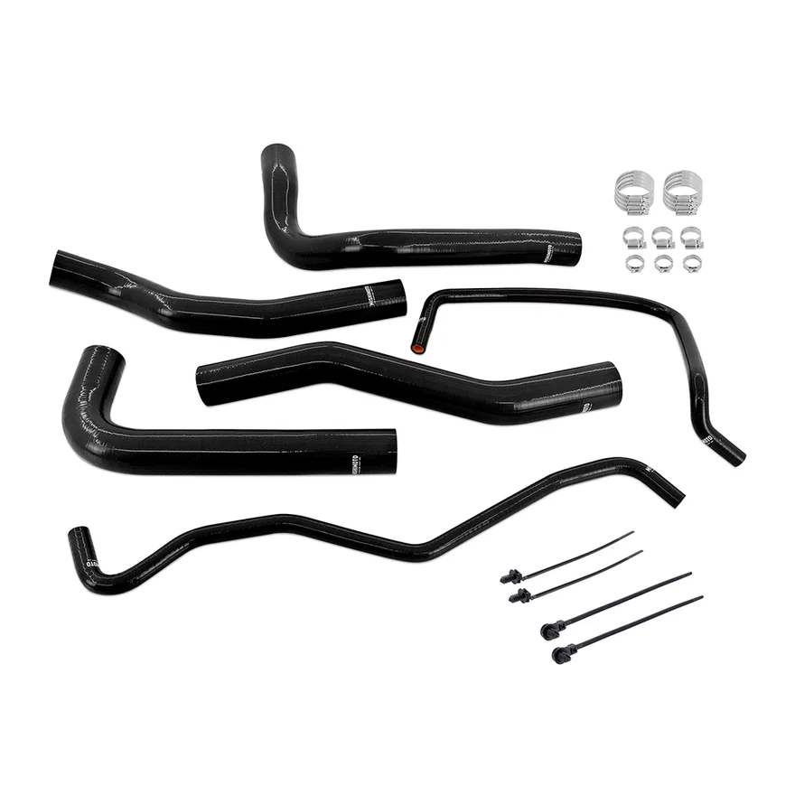 Silicone Coolant Hose Kit, Black, fits Ford Mustang 2.3L EcoBoost 2024+