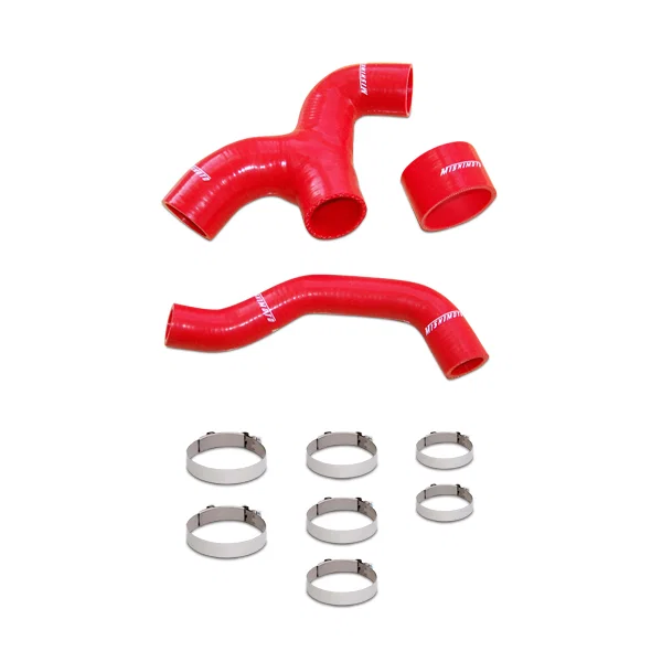 MMHOSE-SUB-INTRD Silicone Intercooler Hoses, Red, fits Subaru Impreza WRX 2001-2005