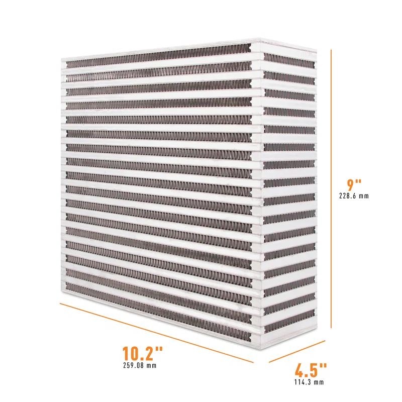 Universal Air-to-Air Race Intercooler Core 10.2 in x 9in x 4.5in