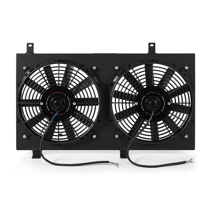 Performance Aluminum Fan Shroud Kit, Black, fits Mazda RX-8 2004-2008