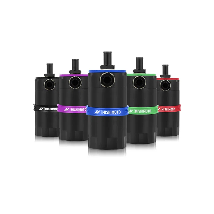 MMBCC-UNI-BK Baffled Oil Catch Can, Black