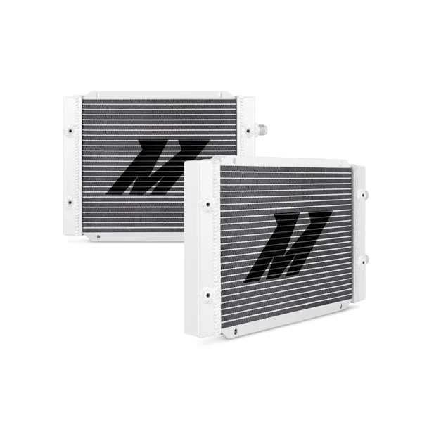 Universal Oil Cooler, 25-Row, Silver, Dual Pass