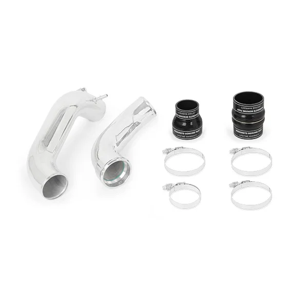 Intercooler Pipe Kit, Polished, Cold-side, fits Ford F-150 2.7L EcoBoost 2015-17