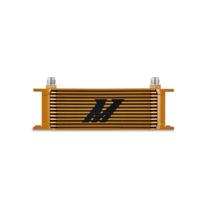 Universal Oil Cooler, 13-Row, Gold
