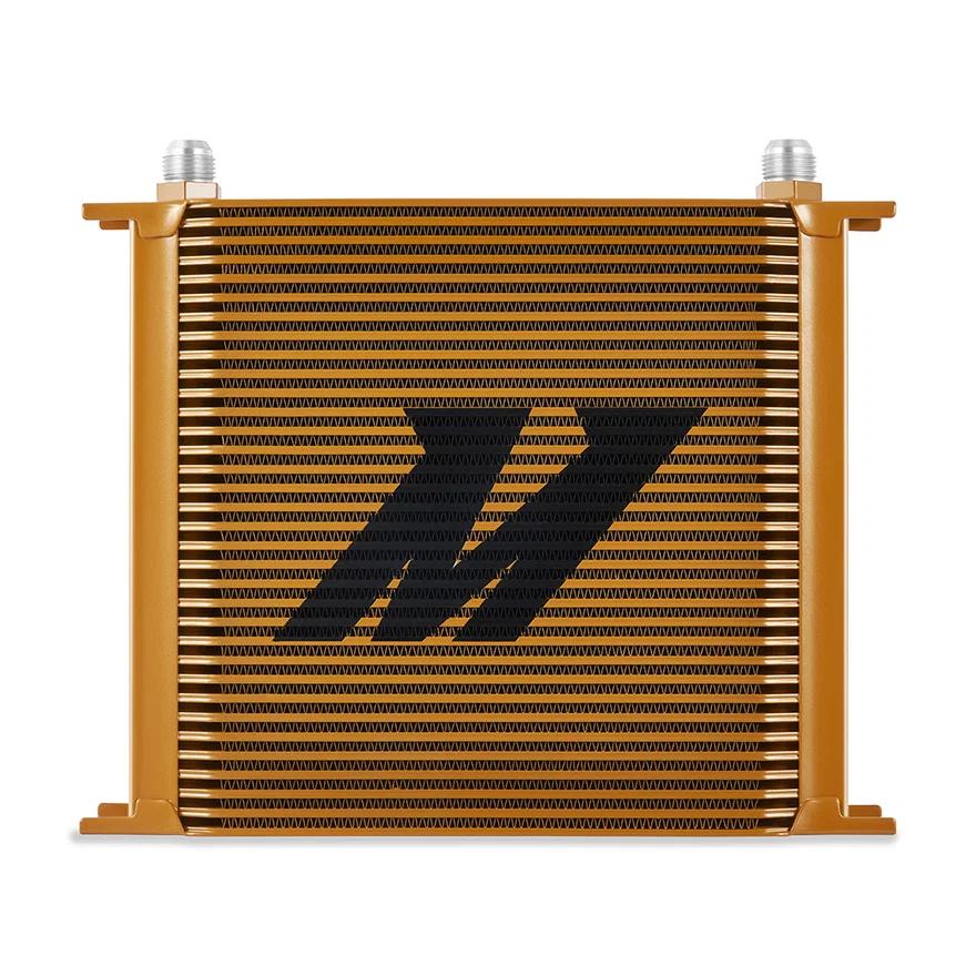 Universal Oil Cooler, 34-Row, Gold