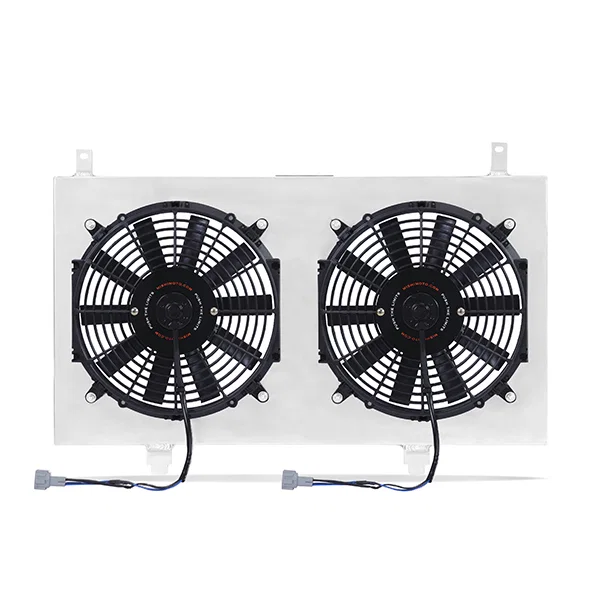 Performance Aluminum Fan Shroud Kit, Polished, fits Nissan 350Z 2003-2006