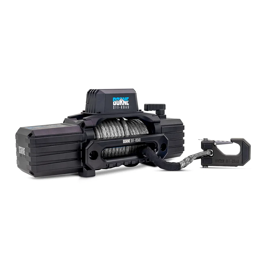 Borne Off-Road BNWN-10-SPK 10K Winch, Gray, Synthetic Rope