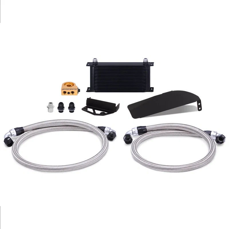 Oil Cooler Kit, Black, Thermostatic, fits Honda Civic Type R 2017-2021