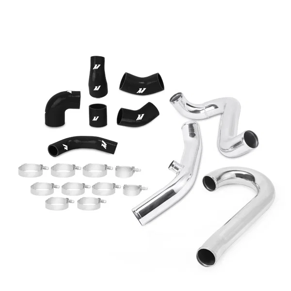 Intercooler Pipe Kit, Black, fits Mitsubishi Lancer Evolution 7/8/9 2001-2007