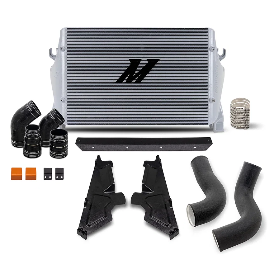 Intercooler Kit, Silver/Black, fits Ram 6.7L Cummins 2019-2024