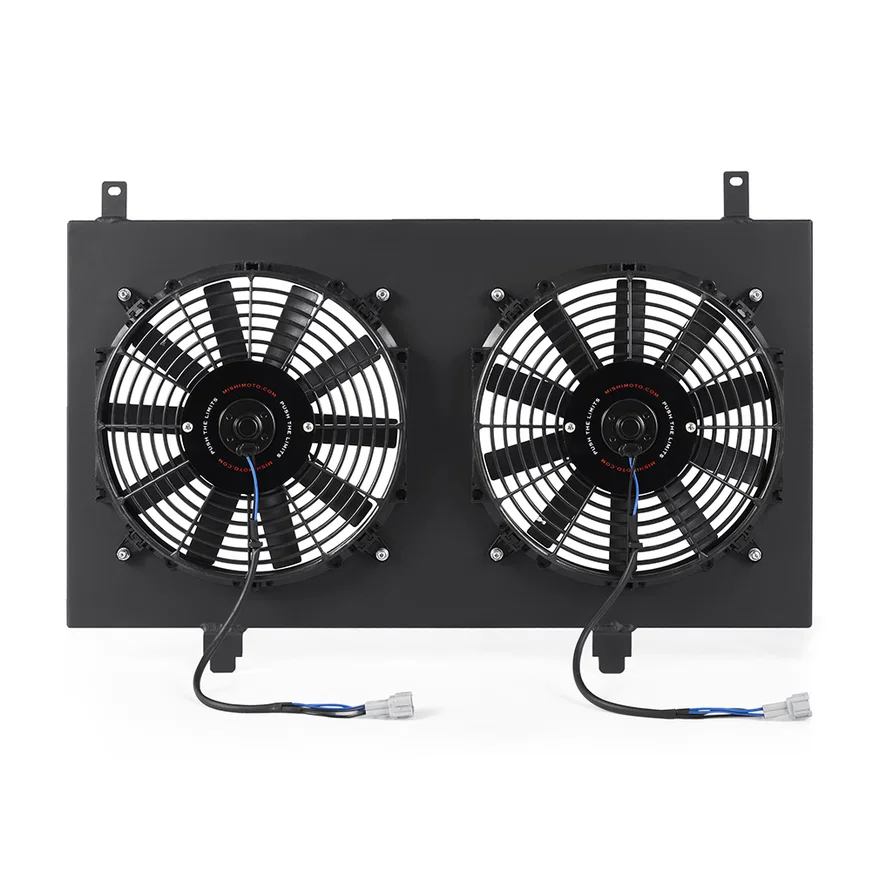 Performance Aluminum Fan Shroud Kit, Black, fits Nissan 350Z 2003-2006