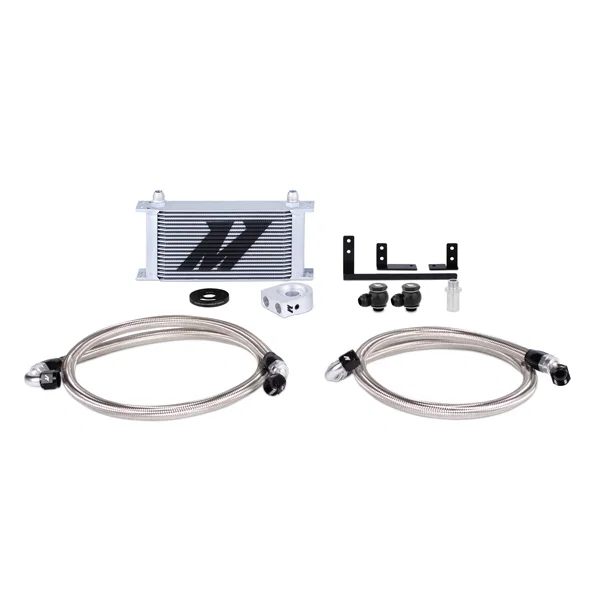 Oil Cooler Kit, Silver, fits Mazda Miata 2016-2018