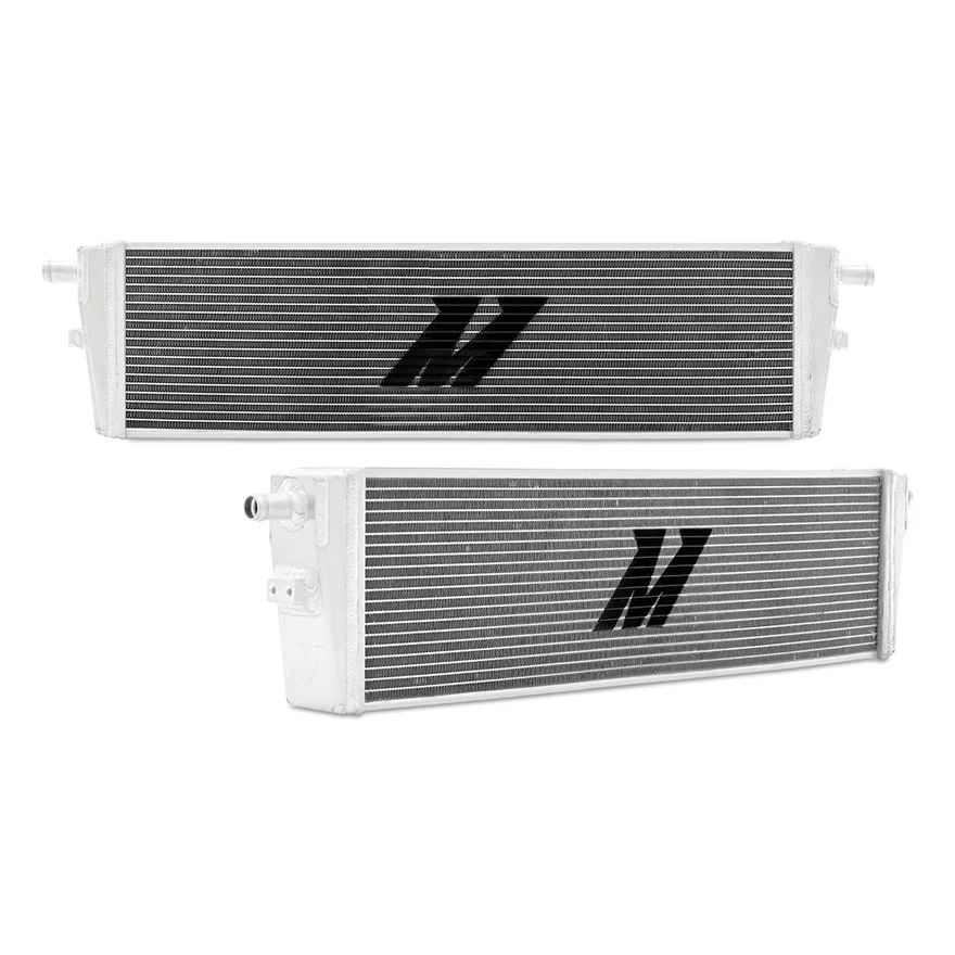 Air-to-Water Heat Exchanger, Single Pass, 23.62 in x 6.14in x 2.04in Core, 500HP