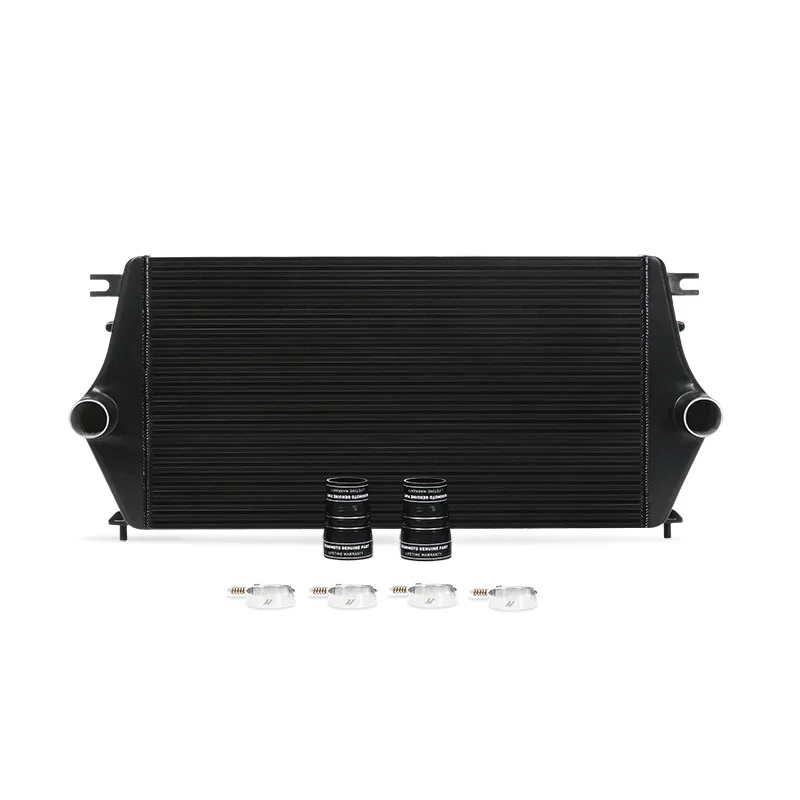 Front Intercooler, Black, fits Nissan Titan XD 5.0L Cummins 2016-2019