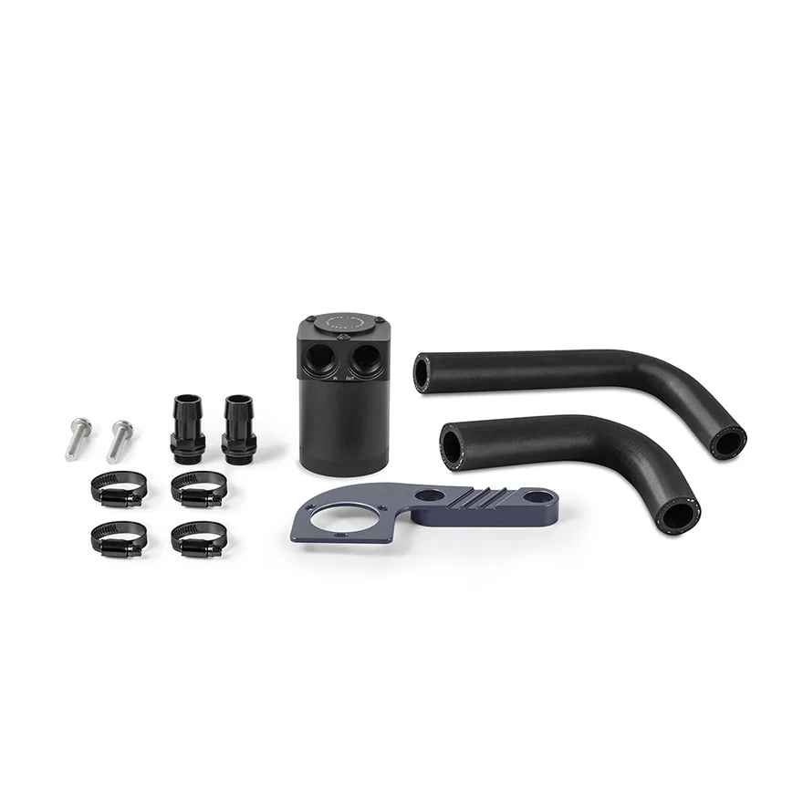 Baffled Oil Catch Can, Mineral Gray, CCV Side, fits BMW F8X M3/M4 2015-2020
