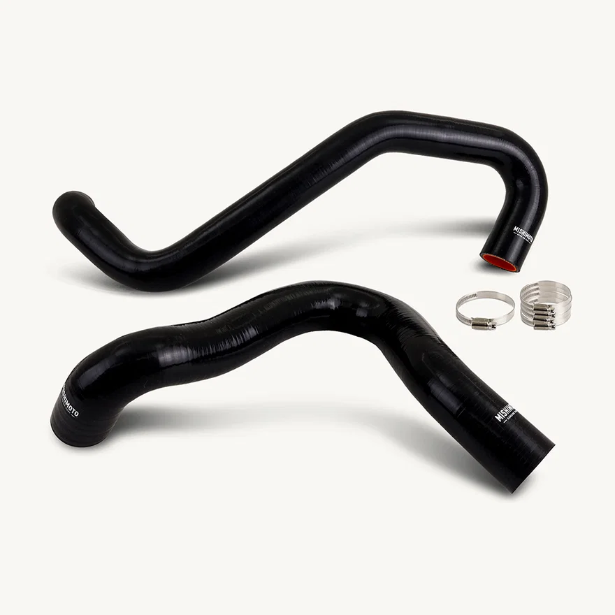 Coolant Hose Reroute Kit, Black, fits Ford 7.3L Powerstroke 2001-2003