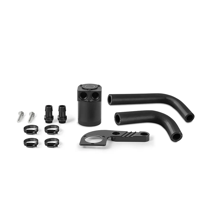 Baffled Oil Catch Can, Black Sapphire, CCV Side, fits BMW F8X M3/M4 2015-2020