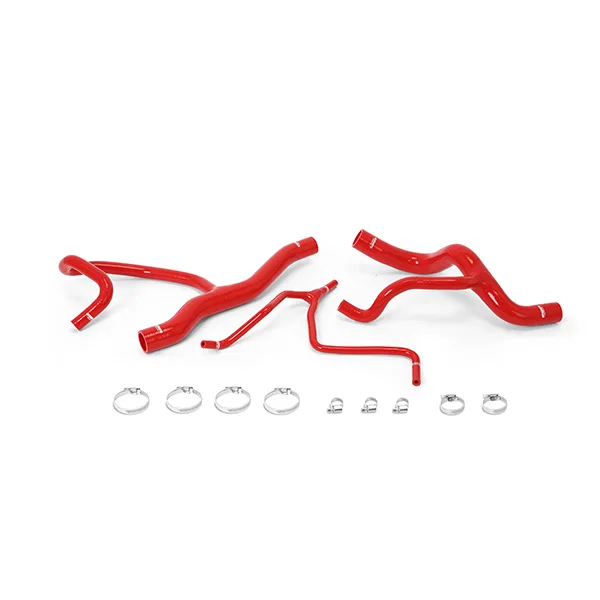 Silicone Radiator Hose Kit, Red, fits Chevy Camaro 2.0 w/ Cooling Package 16-24