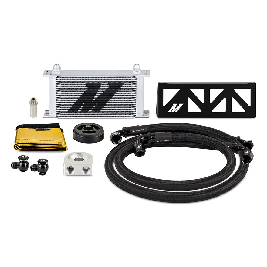 Oil Cooler Kit, Silver, fits Subaru BRZ/Toyota GR86 2022+