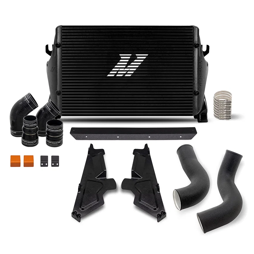 Intercooler Kit, Black/Black, fits Ram 6.7L Cummins 2019-2024