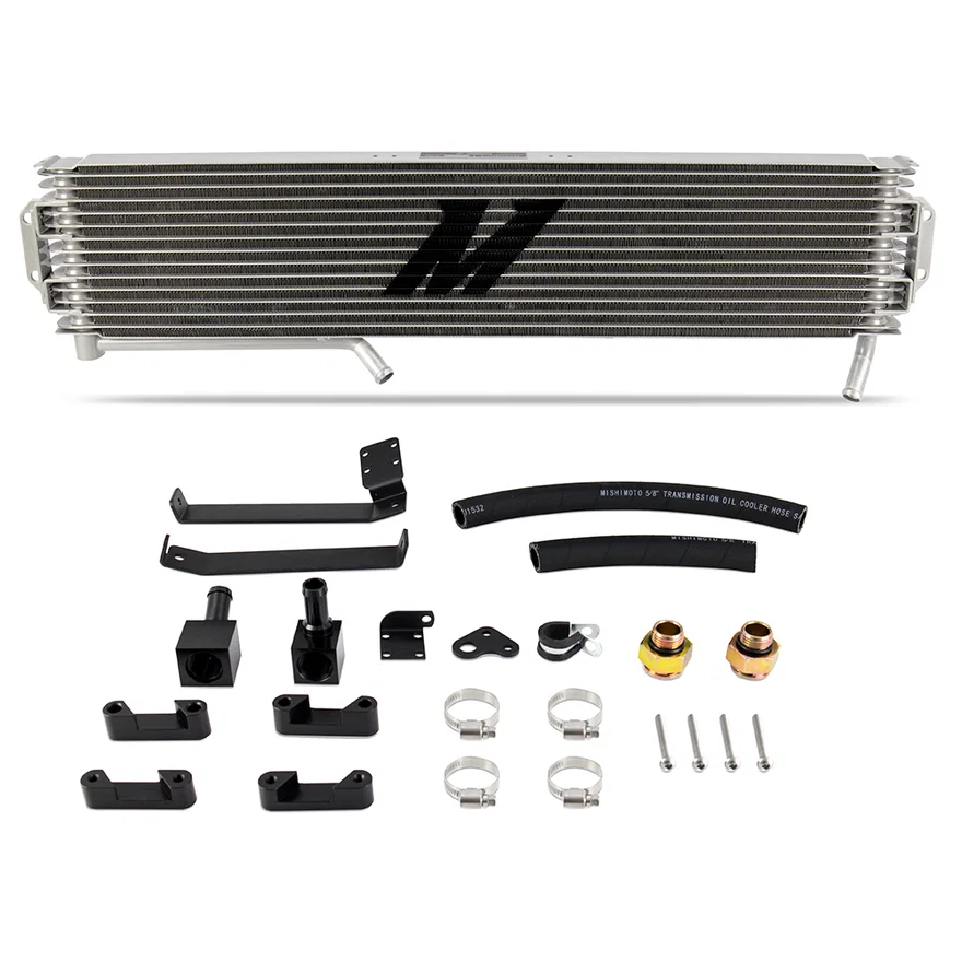 Transmission Cooler, Silver, fits Chevrolet/GMC 6.6L Duramax L5P 2017-2019