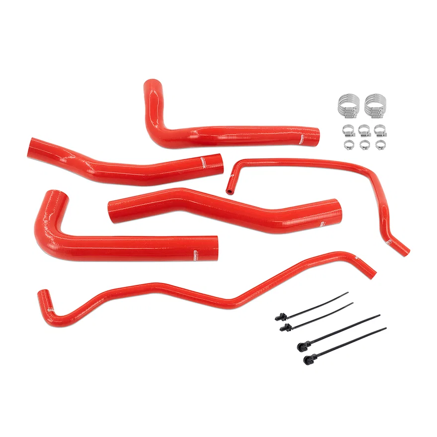 Silicone Coolant Hose Kit, Red, fits Ford Mustang 2.3L EcoBoost 2024+