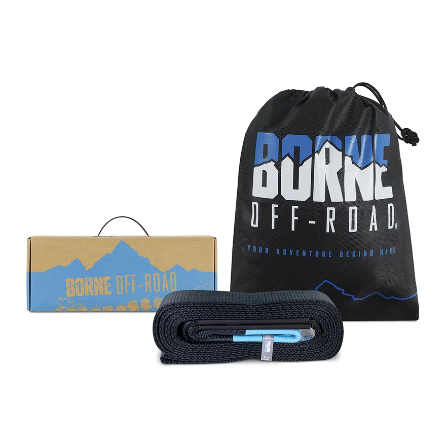 Borne Off-Road BNTW-4-30 Tow Strap, 4 in x 30-foot