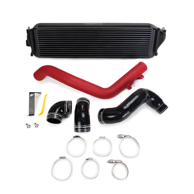 Intercooler Kit, Black/Red, fits Honda Civic Type R 2017-2021