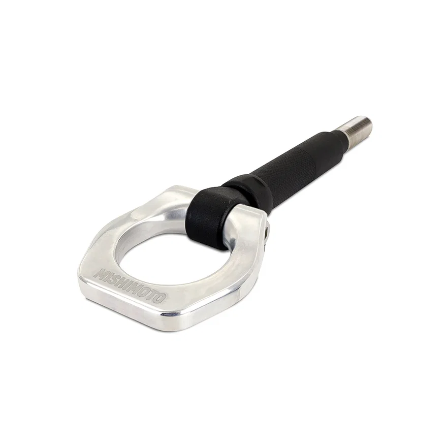 Front Racing Tow Hook, Polished, fits Subaru BRZ/Scion FR-S/Toyota 86 2013-2021